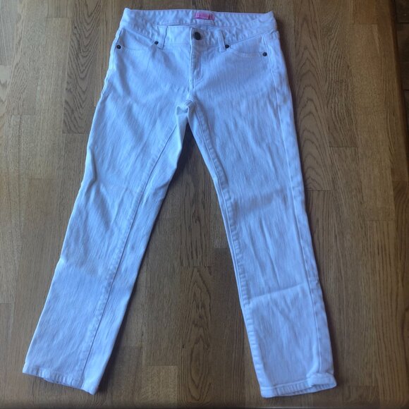 Lilly Pulitzer Aida White Denim Crop Jeans Size 0 - Picture 3 of 15